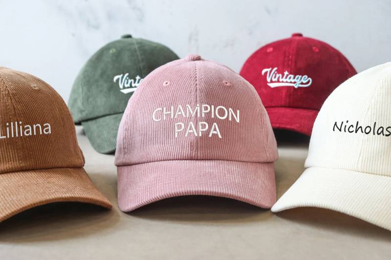 Embroidered Hat Personalized Dad Logo Light Core Plush Single Women Customized Party von EwertWish