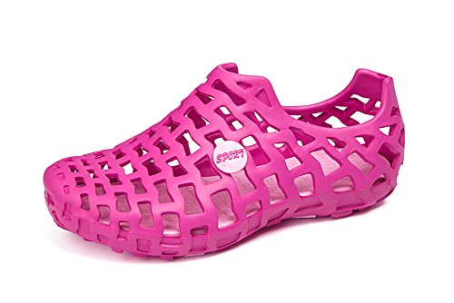 Superleichte Wassersportschuhe Liebspaar Unisex Sandale Strandschuhe Schnelltrockende Wasserschuhe Badeschuhe für Damen und Herren Rosa 40 EU von EwigYou