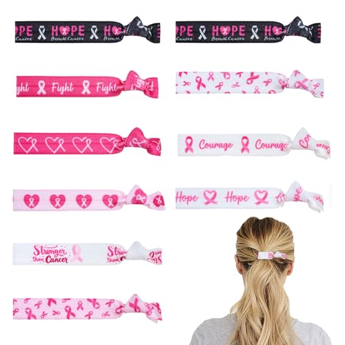 Haargummis für Brustkrebs-Bewusstsein, rosa Schleife, Handgelenkschlaufe, verstellbare Armbänder, Haarband für Haargummis, Pferdeschwanz-Halter, Twist-Haarbänder, Brustkrebs, Haarschmuck für Frauen Haargummis für Brustkrebs-Bewusstsein, rosa Schleife, Handgelenkschlaufe, verstellbare Armbänder, Haarband für Haargummis, Pferdeschwanz-Halter, Twist-Haarbänder, Brustkrebs, Haarschmuck für Frauen von Ewlpi
