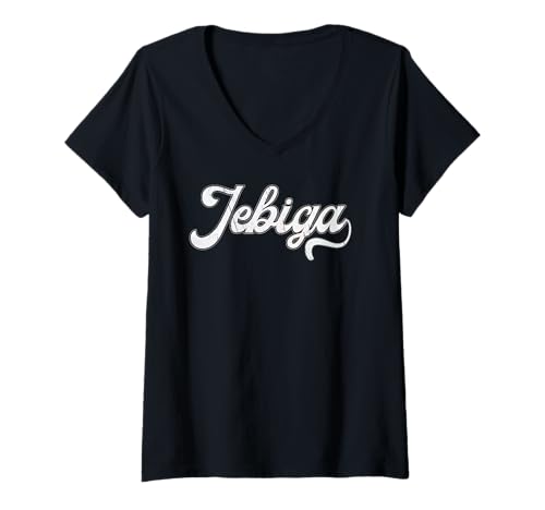 Damen Balkan SFRJ kroatisch bosnisch serbisch Jebiga T-Shirt mit V-Ausschnitt Damen Balkan SFRJ kroatisch bosnisch serbisch Jebiga T-Shirt mit V-Ausschnitt von Ex Jugoslawien Balkan Spruch