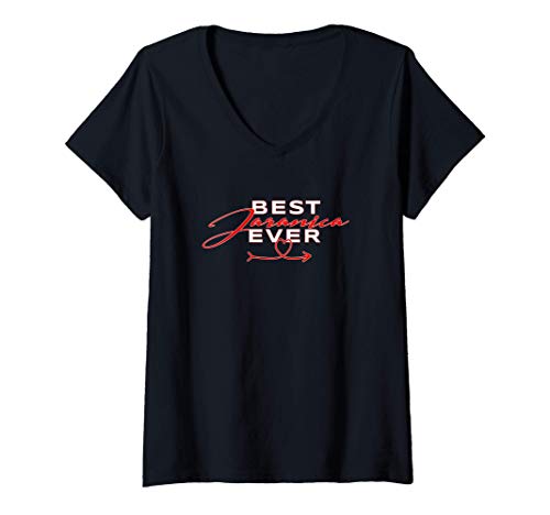 Damen Jaranica Prijateljica Beste Freundin T-Shirt mit V-Ausschnitt von Ex Yu Original Designs