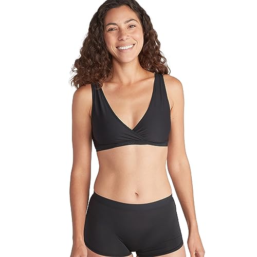 ExOfficio Damen Give-n-go 2.0 Bralette BH, Undurchsichtige, Schwarz, Large von ExOfficio