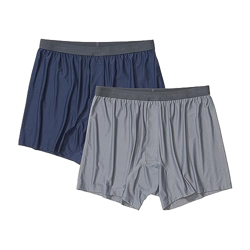 ExOfficio Herren Give-n-go 2.0, 2er-Pack Boxershorts, Marineblau/Stahl-Onyx, XX-Large ExOfficio Herren Give-n-go 2.0, 2er-Pack Boxershorts, Marineblau/Stahl-Onyx, XX-Large von ExOfficio