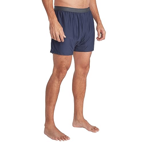 ExOfficio Herren Give-n-go 2.0 Boxer Boxershorts, Marineblau, Large von ExOfficio