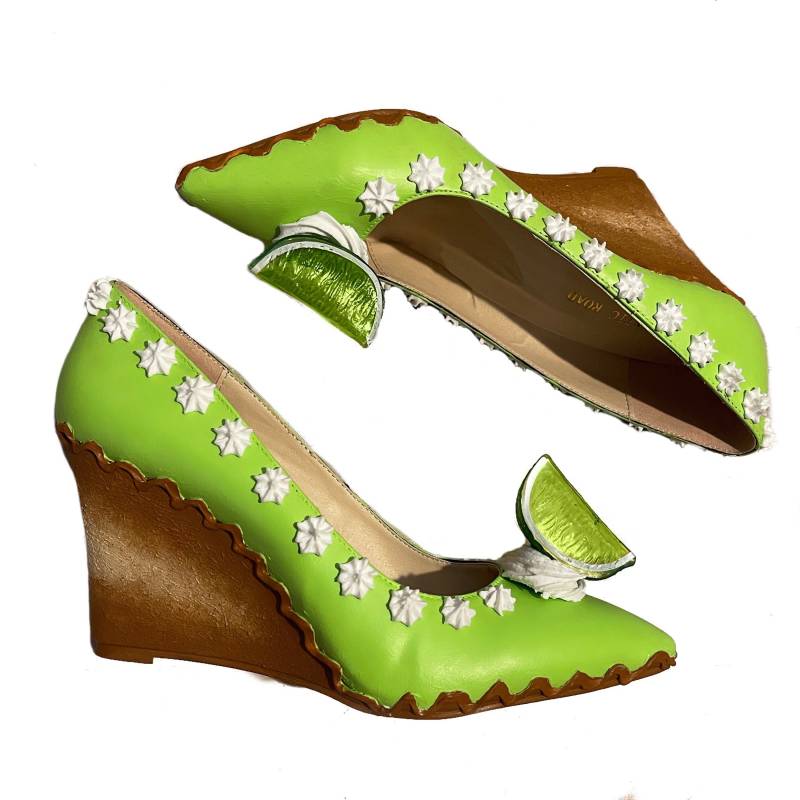 Torte Liebhaber Paradies Dessert Eis Handgemalte Heels Wohnungen von ExaLectricCreations