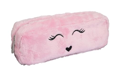 EXACOMPTA - Ref. 52840E – 1 rechteckiges Federmäppchen aus Kunstfell – gefüttert mit Polyester – Form XL rechteckig – Maße: 22,5 x 7,5 cm – zufällige Farben, Blau, Elfenbein, Lila oder Rosa EXACOMPTA - Ref. 52840E – 1 rechteckiges Federmäppchen aus Kunstfell – gefüttert mit Polyester – Form XL rechteckig – Maße: 22,5 x 7,5 cm – zufällige Farben, Blau, Elfenbein, Lila oder Rosa von Exacompta