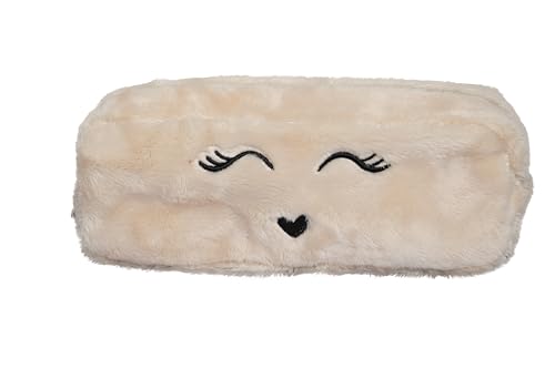 Exacompta - Ref. 52840E – Karton mit 20 rechteckigen Federmäppchen aus Pelz – gefüttert mit Polyester – Form XL rechteckig – Maße: 22,5 x 7,5 cm – Farben Blau, Elfenbein, Lila, Rosa von Exacompta