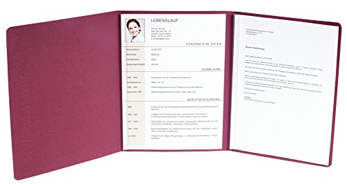 Exacompta 49708B Bewerbungsmappe EXCELLENCE in Leinenoptik. Aus extra starkem Colorspan-Karton vertikale Prägung 3-teilig mit 2 Klemmschienen für DIN A4 bordeaux Exacompta 49708B Bewerbungsmappe EXCELLENCE in Leinenoptik. Aus extra starkem Colorspan-Karton vertikale Prägung 3-teilig mit 2 Klemmschienen für DIN A4 bordeaux von Exacompta