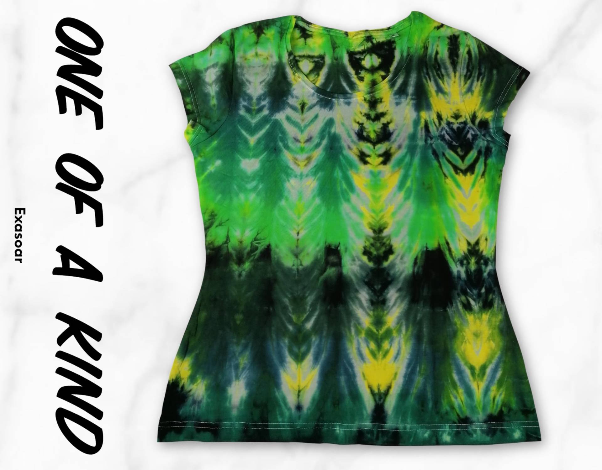 Frauen Größe M Handgemachtes Tie Dye T-Shirt Für Kurzarm Reggae Festival Herausragendes Einzigartiges Jubiläum Geburtstagsgeschenk Sie Frauen Größe M Handgemachtes Tie Dye T-Shirt Für Kurzarm Reggae Festival Herausragendes Einzigartiges Jubiläum Geburtstagsgeschenk Sie von ExasoarTieDye