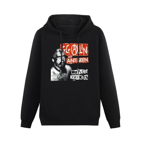ExbeRt Gg Allin and Murder Junkies Black Mens Hoody Men Hoodie Sweatershirt Size 3XL von ExbeRt
