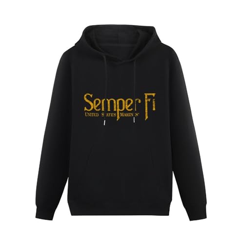 ExbeRt U.S. Marine Corps Semper Fi Hoody Mens Licensed Usa Military Maritime Hoodie Size L von ExbeRt