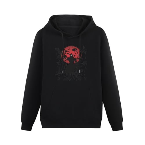 ExbeRt Uchiha Itachi Fashion Men Streetwear Harajuku Hoodies Long Sleeve Pullover Loose Hoody Men Sweatershirt Size M von ExbeRt
