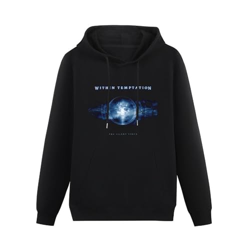 ExbeRt Within Temptation Silent Force Girlie Hoodies Long Sleeve Pullover Loose Hoody Men Sweatershirt Size 3XL von ExbeRt