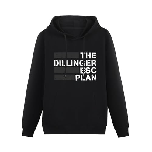 The Dillinger Escape Plan Men's Long Sleeve Hoody with Pocket Sweatershirt, Hooded Size XL von ExbeRt