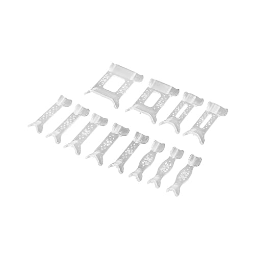 ExcLent Ringgrößenversteller, transparenter unsichtbarer Ringschutz-Abstandshalter, loser Reduzierstück, einfache Installation, 12 Stück von ExcLent