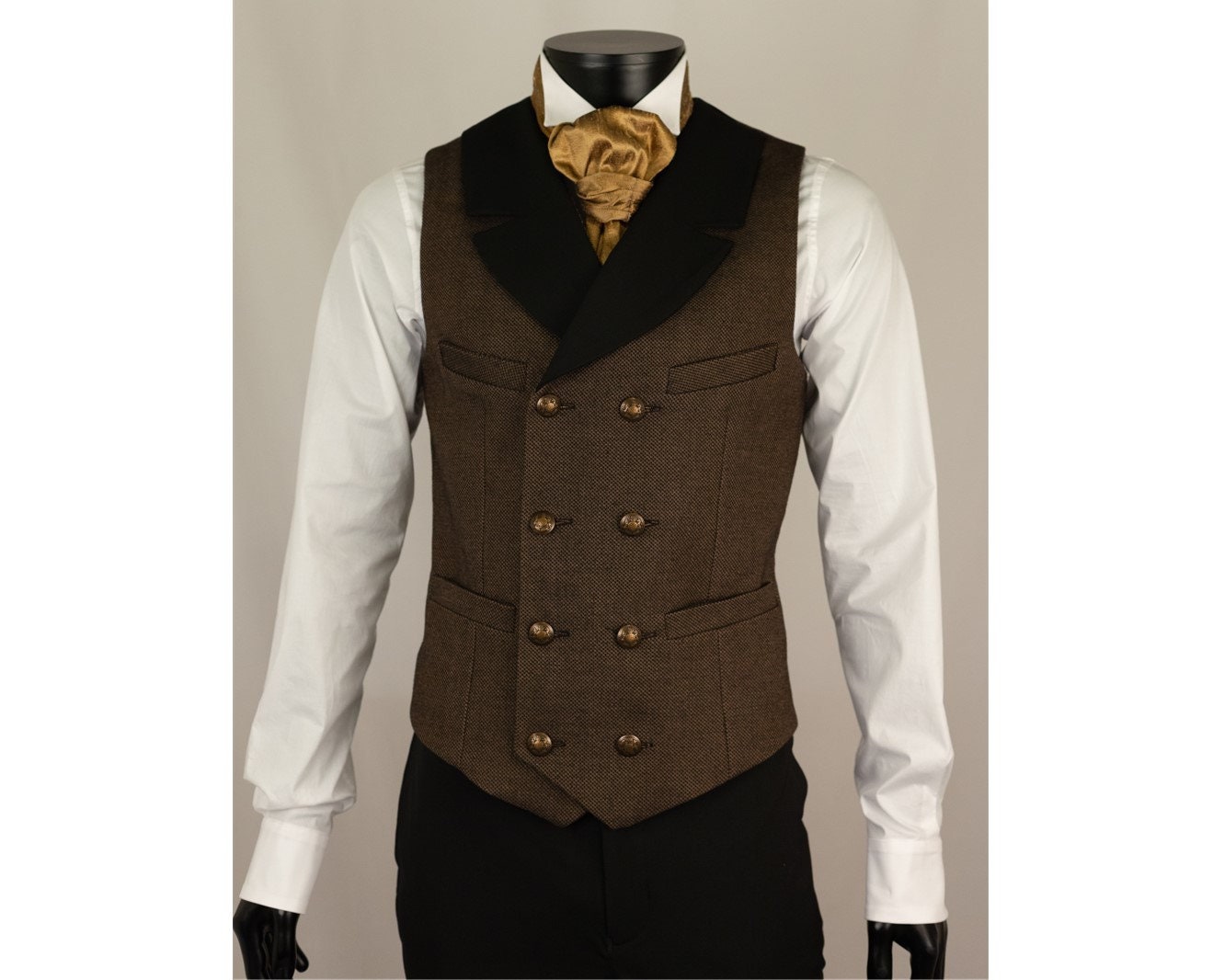 Excalibur Gilet Zweireihig, Victoriaans Vintage Dandy Retro Stijl Herrenkleding, Steampunk Weste, 1900 1910 1920 1930 Excalibur Gilet Zweireihig, Victoriaans Vintage Dandy Retro Stijl Herrenkleding, Steampunk Weste, 1900 1910 1920 1930 von ExcaliburBelgium