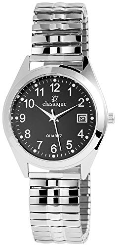 Excellanc Classique Herren – Uhr Zugarmband Datumsanzeige Metall Analog Quarz 2700016-005 von Excellanc