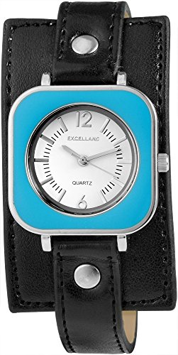 Excellanc Damen Analog Quarz Uhr mit Leder Armband 195021000135 von Excellanc