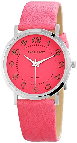 Excellanc Damen-Armbanduhr Analog Quarz Verschiedene Materialien 195025500180 von Excellanc