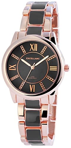 Excellanc Damen Analog Quarz Uhr mit Verschiedene Materialien Armband 150831000026 Excellanc Damen Analog Quarz Uhr mit Verschiedene Materialien Armband 150831000026 von Excellanc