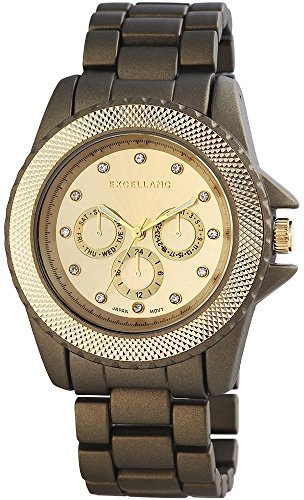 Excellanc Damen-Armbanduhr XL Analog Quarz Verschiedene Materialien 150954000011 von Excellanc