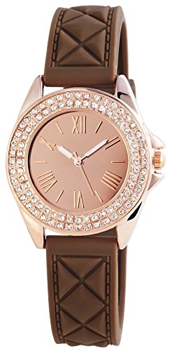 Excellanc Damen-Armbanduhr XS Analog Quarz Verschiedene Materialien 195532600003 von Excellanc