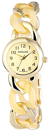Excellanc Damen-Armbanduhr XS Analog Quarz Verschiedene Materialien 150807500022 von Excellanc