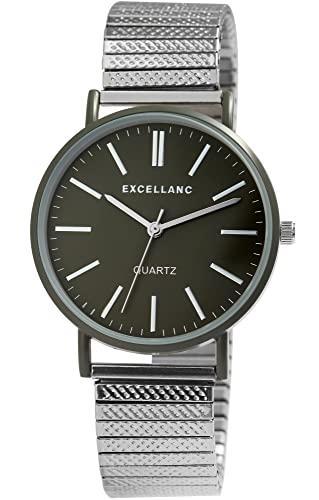 Excellanc Damen-Uhr Edelstahl Zugband Analog Quarz 1700062 (silberfarbig) von Excellanc