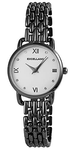 Excellanc Damen-Uhr Metall Gliederarmband Clipverschluss Strass Analog 1800164 Excellanc Damen-Uhr Metall Gliederarmband Clipverschluss Strass Analog 1800164 von Excellanc