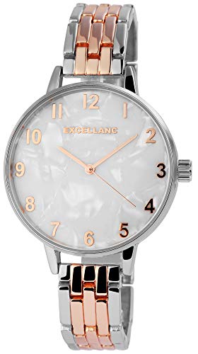 Excellanc Damen - Uhr Mehrfarbig Metall Analog Quarz Armbanduhr 1800168 von Excellanc