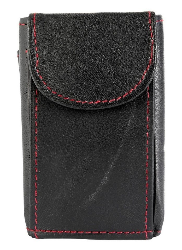 EXCELLANC Geldbörse 495250000002 Minigeldbörse, Echtleder, Hochformat, 9 x 6 cm, 20 von EXCELLANC