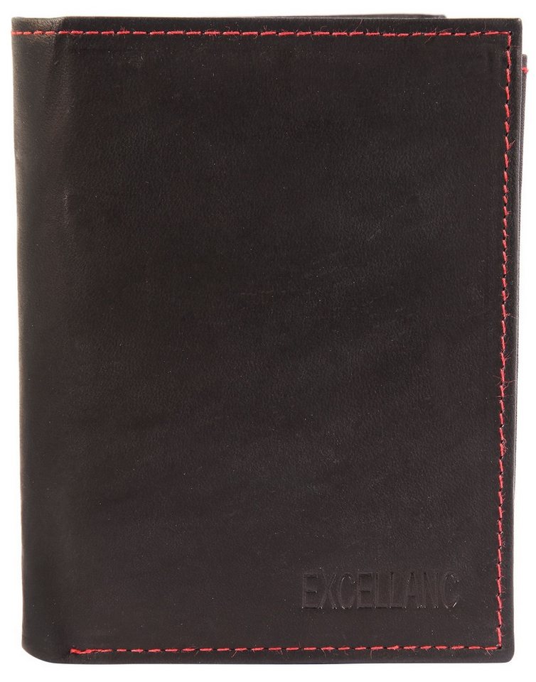 Excellanc Geldbörse Ammar (Einzeln), Herren GeldbÃ¶rse Hoch Echtleder von Excellanc