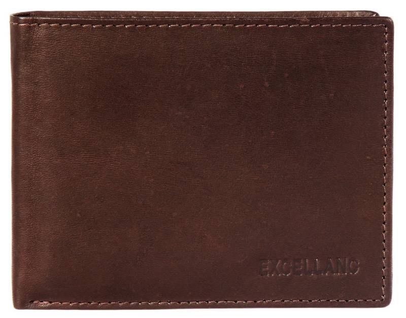 Excellanc Geldbörse Bakis (Einzeln), Herren GeldbÃ¶rse Quer Echtleder von Excellanc