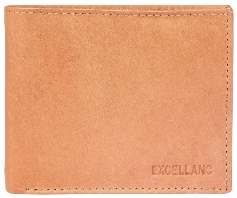 Excellanc Geldbörse Dani Excellanc Echt Leder Geldbörse in schwarz (Einzeln), Herren GeldbÃ¶rse Quer Echtleder von Excellanc