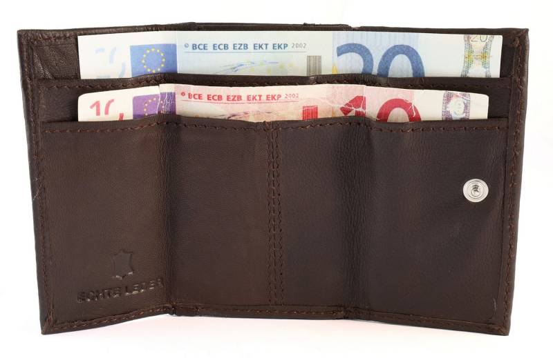 Excellanc Geldbörse EX0268 Echtleder Mini-Geldbörse, versch. Farben (Einzeln) von Excellanc