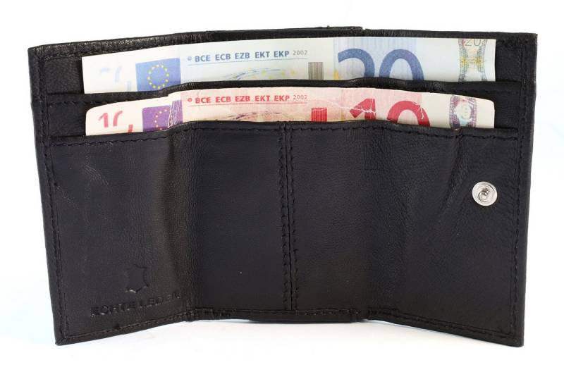 Excellanc Geldbörse EX0268 Echtleder Mini-Geldbörse, versch. Farben (Einzeln) von Excellanc