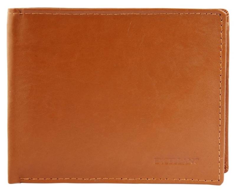 Excellanc Geldbörse Ginar Excellanc Herren Geldbörse aus Echtleder. Format 12 x 10 cm (Einzeln), Herren GeldbÃ¶rse Quer Echtleder von Excellanc