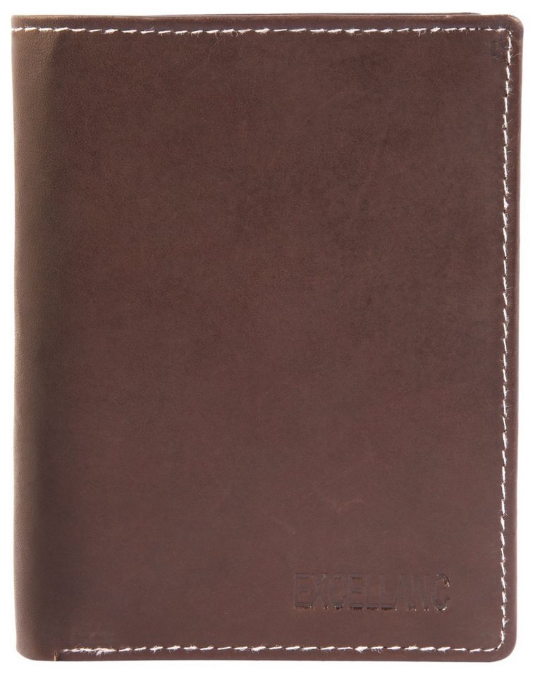 Excellanc Geldbörse Majid (Einzeln), Herren GeldbÃ¶rse Hoch Echtleder von Excellanc