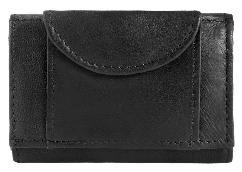 Excellanc Geldbörse Manis Echtleder Mini-Geldbörse, versch. Farben (Einzeln) von Excellanc