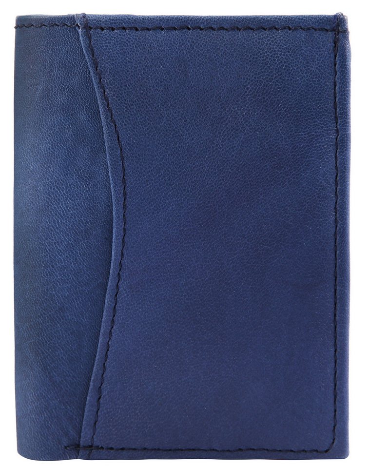 Excellanc Geldbörse Maysin Excellanc Mini-Geldbörse aus Echtleder in schwarz mit (Einzeln) von Excellanc