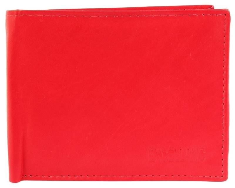 Excellanc Geldbörse Murasi Excellanc Geldbörse in rot (Einzeln), Herren GeldbÃ¶rse Quer Echtleder von Excellanc