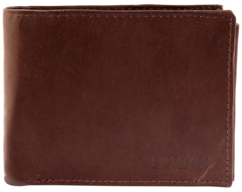 Excellanc Geldbörse Nadim (Einzeln), Herren GeldbÃ¶rse Quer Echtleder von Excellanc