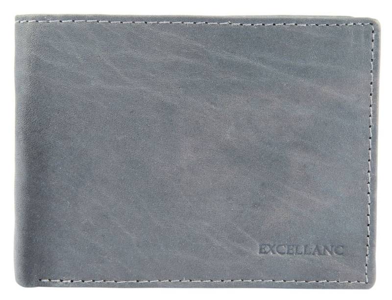 Excellanc Geldbörse Namek Excellanc Echtleder Geldbörse, Querformat, schwarz (Einzeln), Herren GeldbÃ¶rse Quer Echtleder von Excellanc