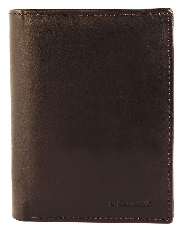 Excellanc Geldbörse Nashat Excellanc Herren Geldbörse aus Echtleder. Format 10 x 12 (Einzeln), Herren GeldbÃ¶rse Hoch Echtleder von Excellanc