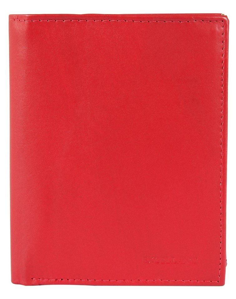 Excellanc Geldbörse Nazmi (Einzeln), Herren GeldbÃ¶rse Hoch Echtleder von Excellanc