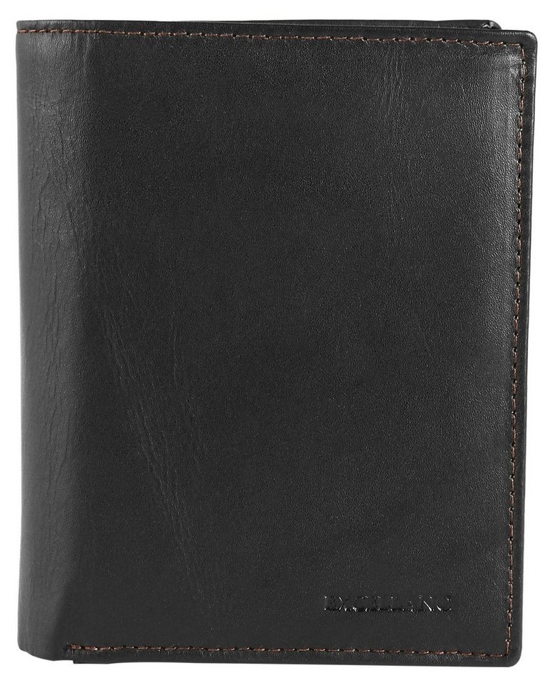 Excellanc Geldbörse Nazmi (Einzeln), Herren GeldbÃ¶rse Hoch Echtleder von Excellanc