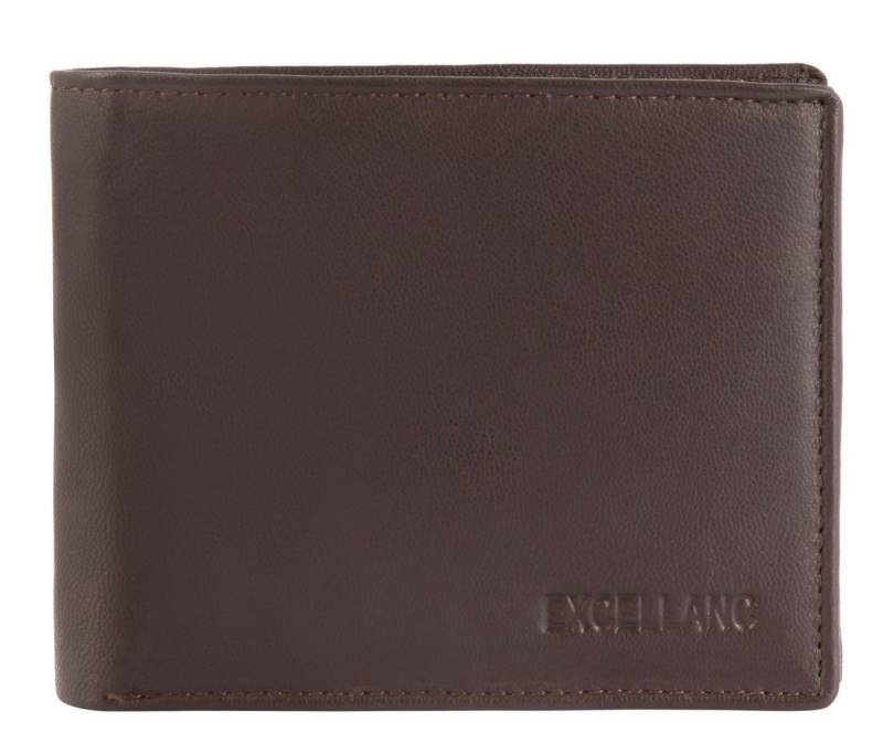 Excellanc Geldbörse Reda Excellanc Geldbörse aus Echt-Leder in braun (Einzeln), Herren GeldbÃ¶rse Quer Echtleder von Excellanc