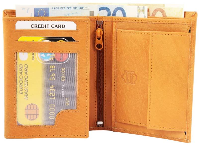 Excellanc Geldbörse Sajed (Einzeln), Herren GeldbÃ¶rse Hoch Echtleder von Excellanc