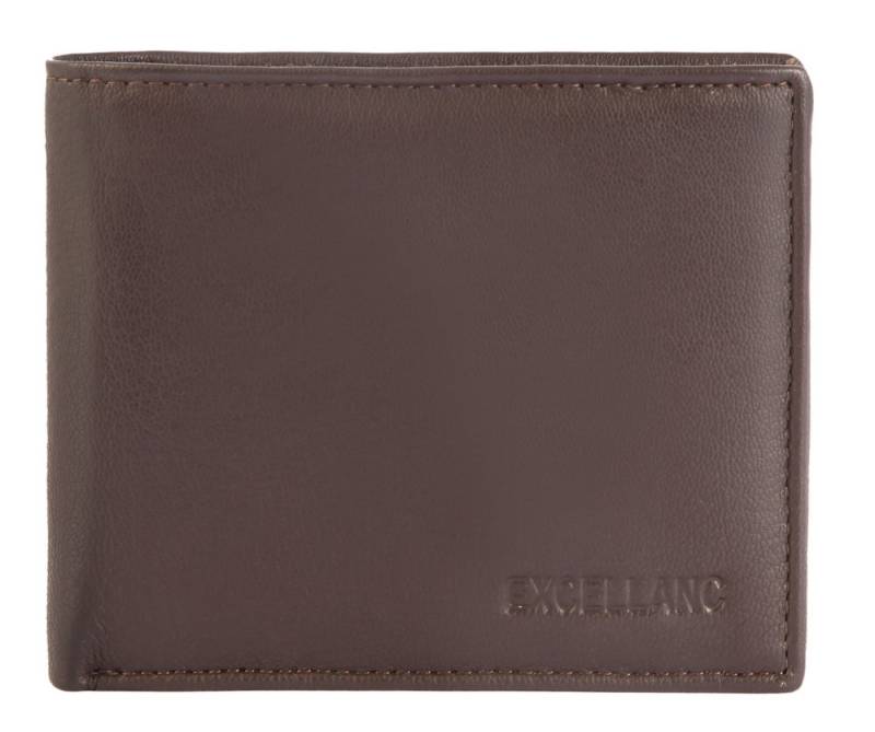 Excellanc Geldbörse Wassim (Einzeln), Herren GeldbÃ¶rse Quer Echtleder von Excellanc