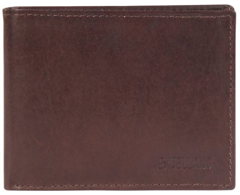 Excellanc Geldbörse Wissam (Einzeln), Herren GeldbÃ¶rse Quer Echtleder von Excellanc